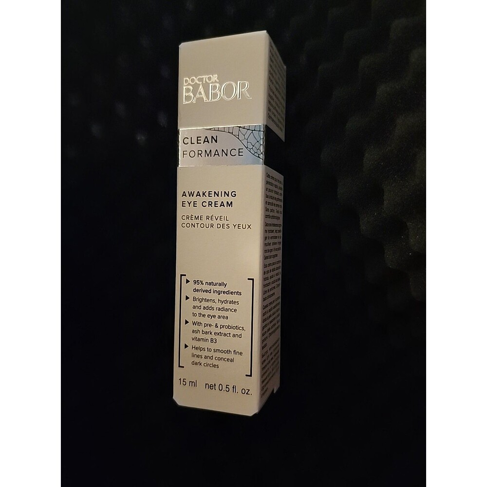 Doctor Babor  Clean Formance Awakening Eye Cream 0.5oz New